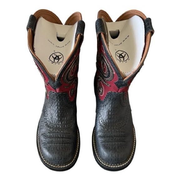 Ariat Women’s GemBaby Jazz Western Boots Black Barn Red Size 9B - Picture 5 of 9